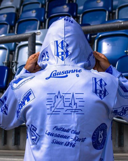 Hoodie bleu clair