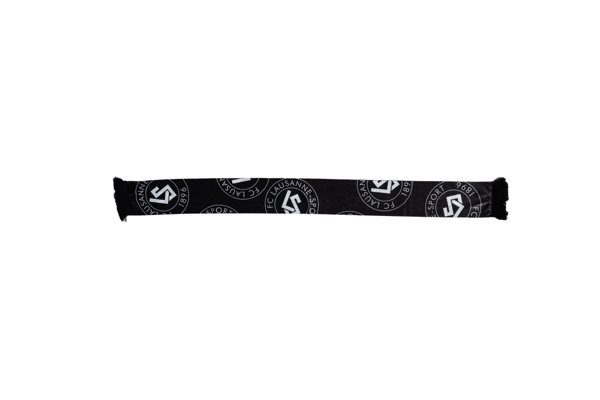"LS" black scarf
