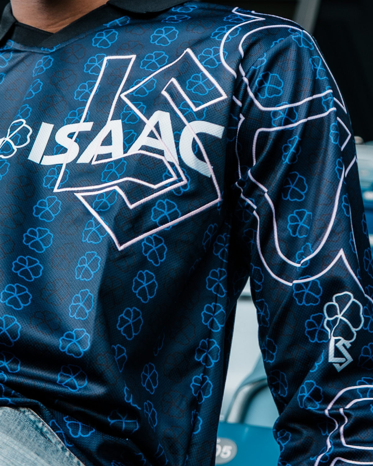 Maillot bleu longue manche LS x ISAAC-ISAAC