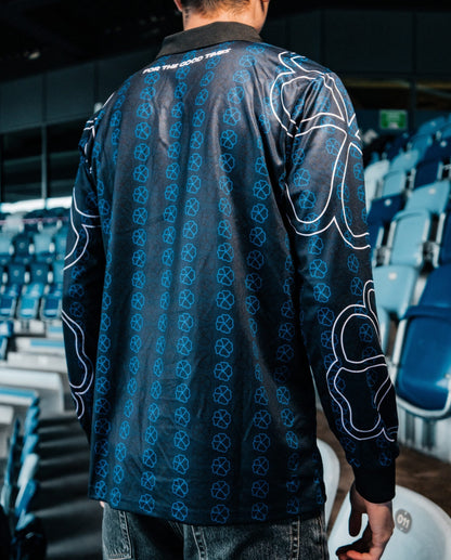Maillot bleu longue manche LS x ISAAC-ISAAC