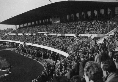 Lausanne-Sport - Servette au Stade Olympique de la Pontaise en 1961