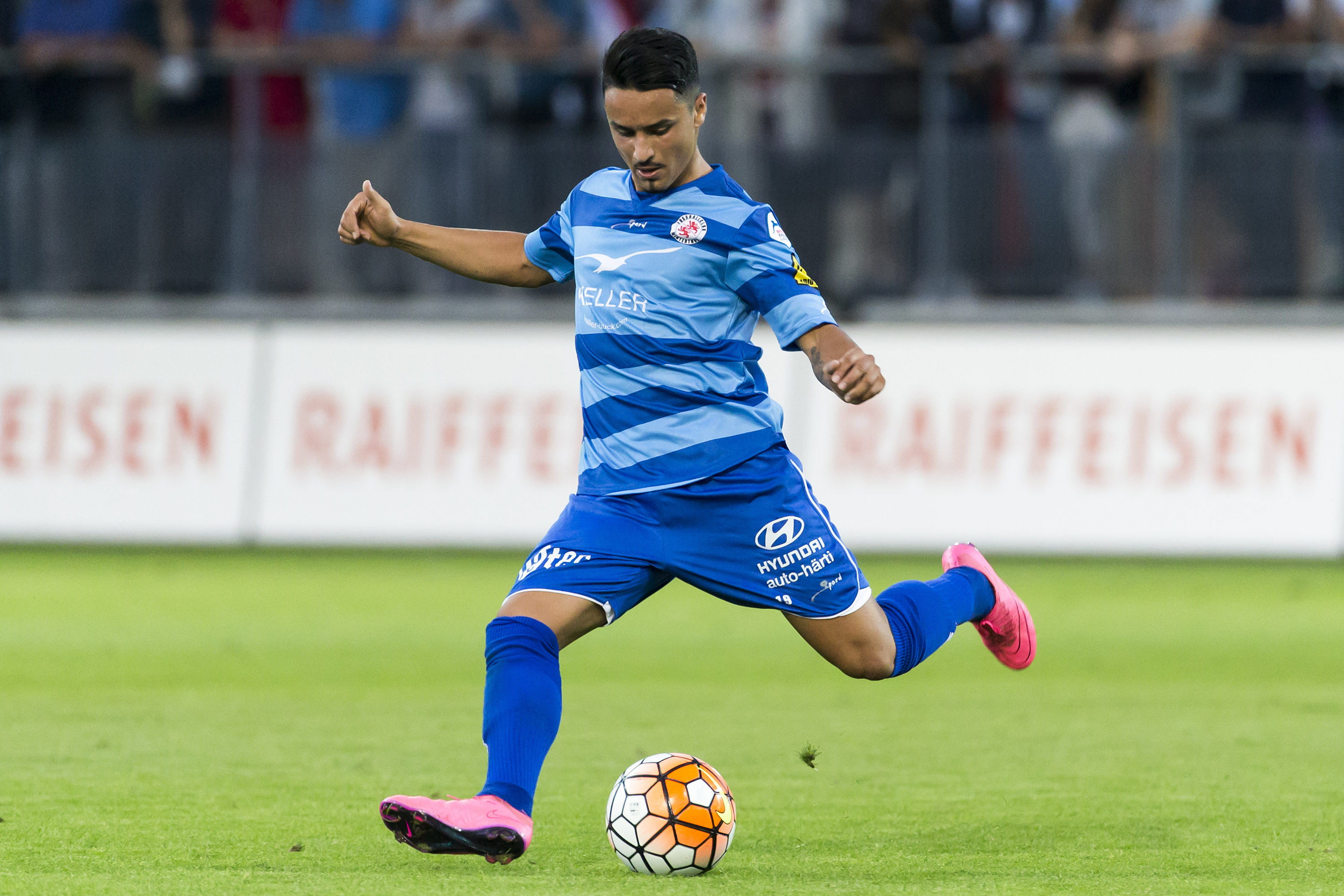 Musa Araz (FC Winterthour) en action - photo pascal muller