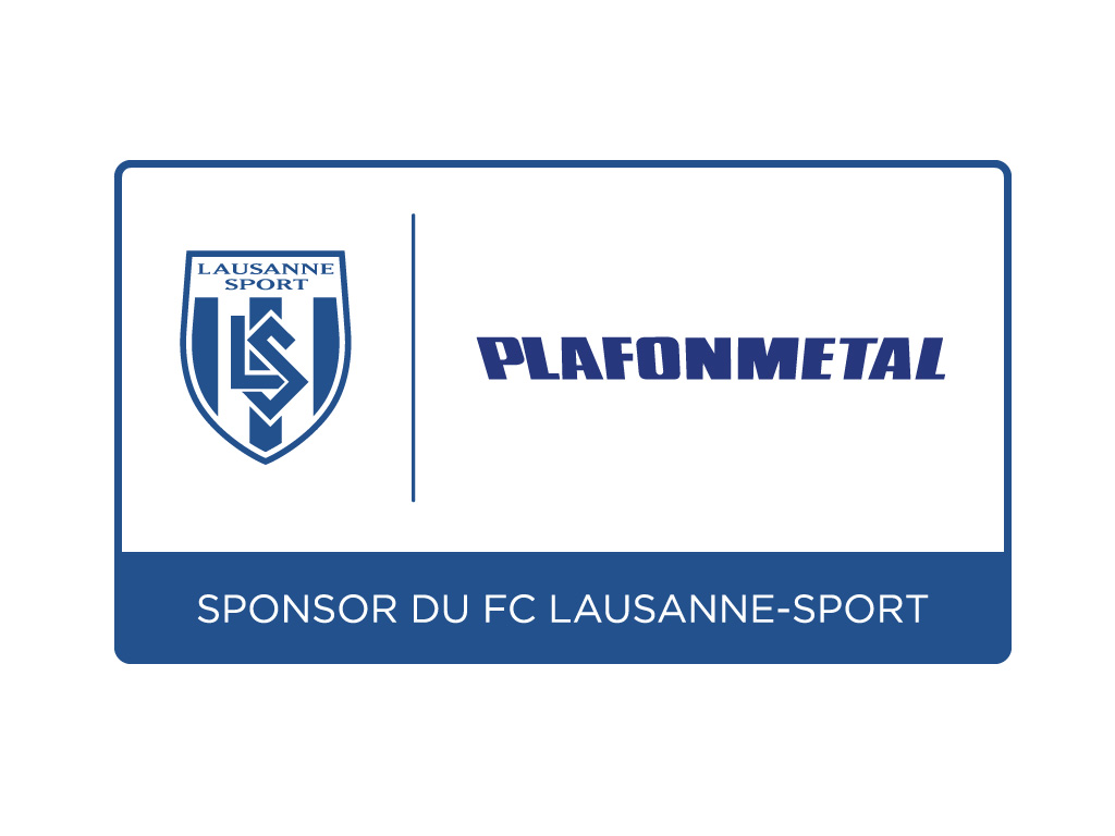 Plafonmetal, nouveau sponsor du FC Lausanne-Sport