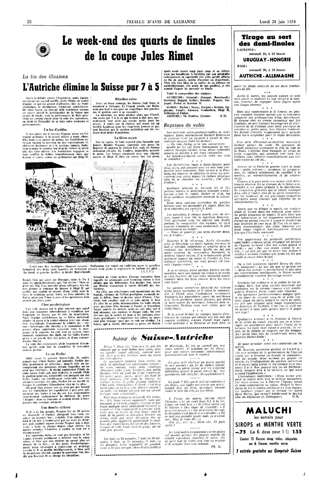 Suisse-Autriche 5-7 1954(p.24) 24