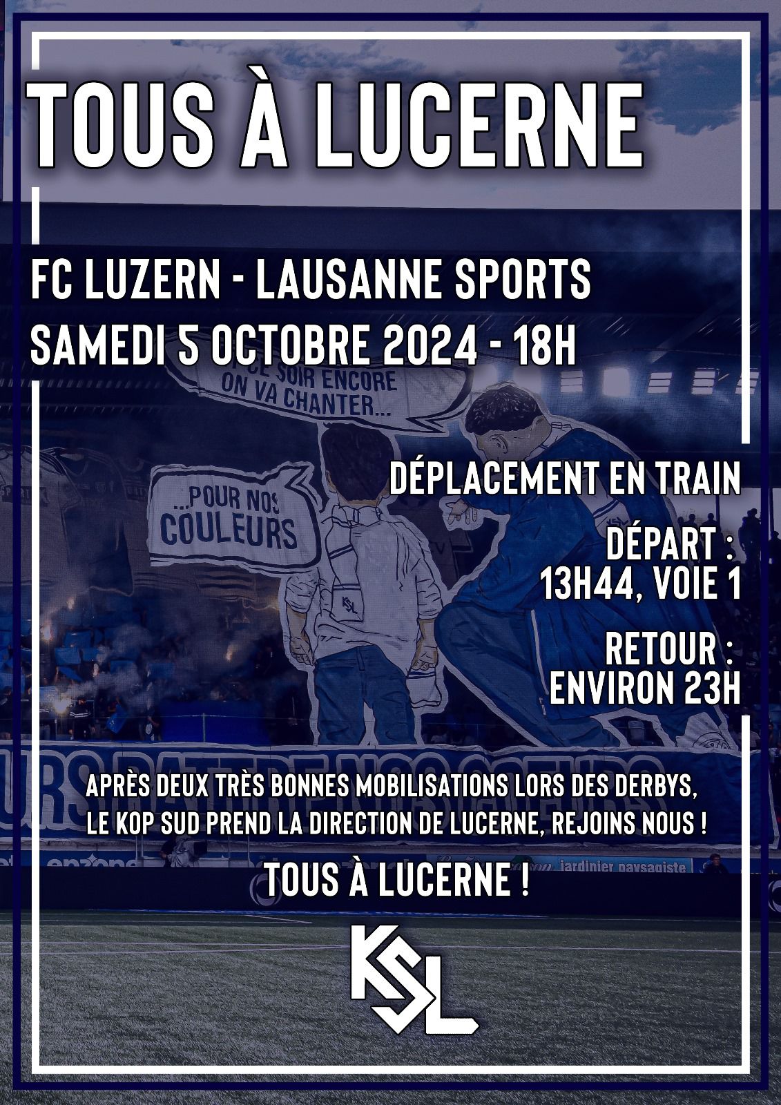 Déplacement Lucerne