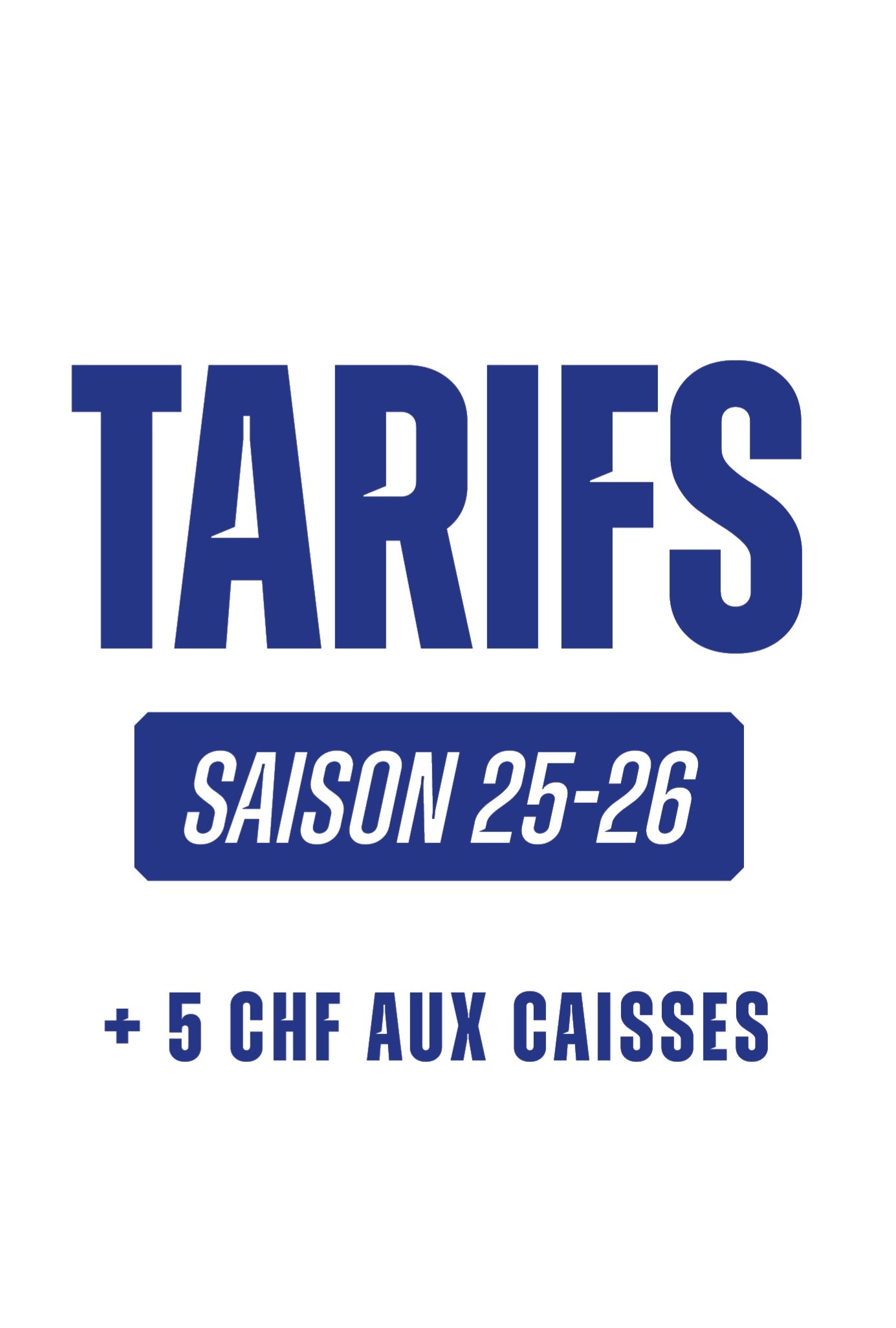 Tarifs